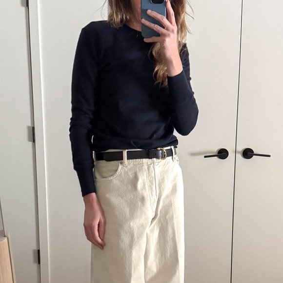 Celine Navy Wool Sweater - Picture 3 of 4